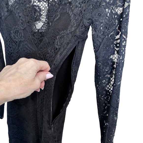 H&M Black Lace Dress - 8 - Picture 8 of 15